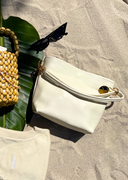 Brie Bucket Bag (Ivory)