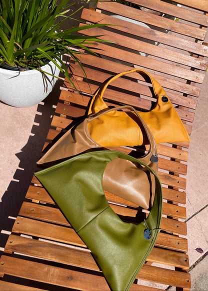 Slouchy Baguette (Cactus Leather)