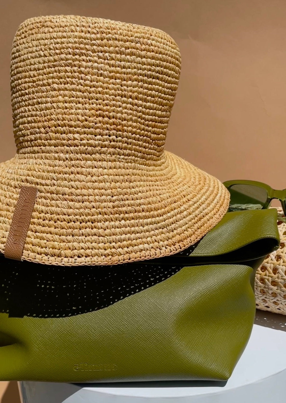 Kamili Raffia Bucket Hat