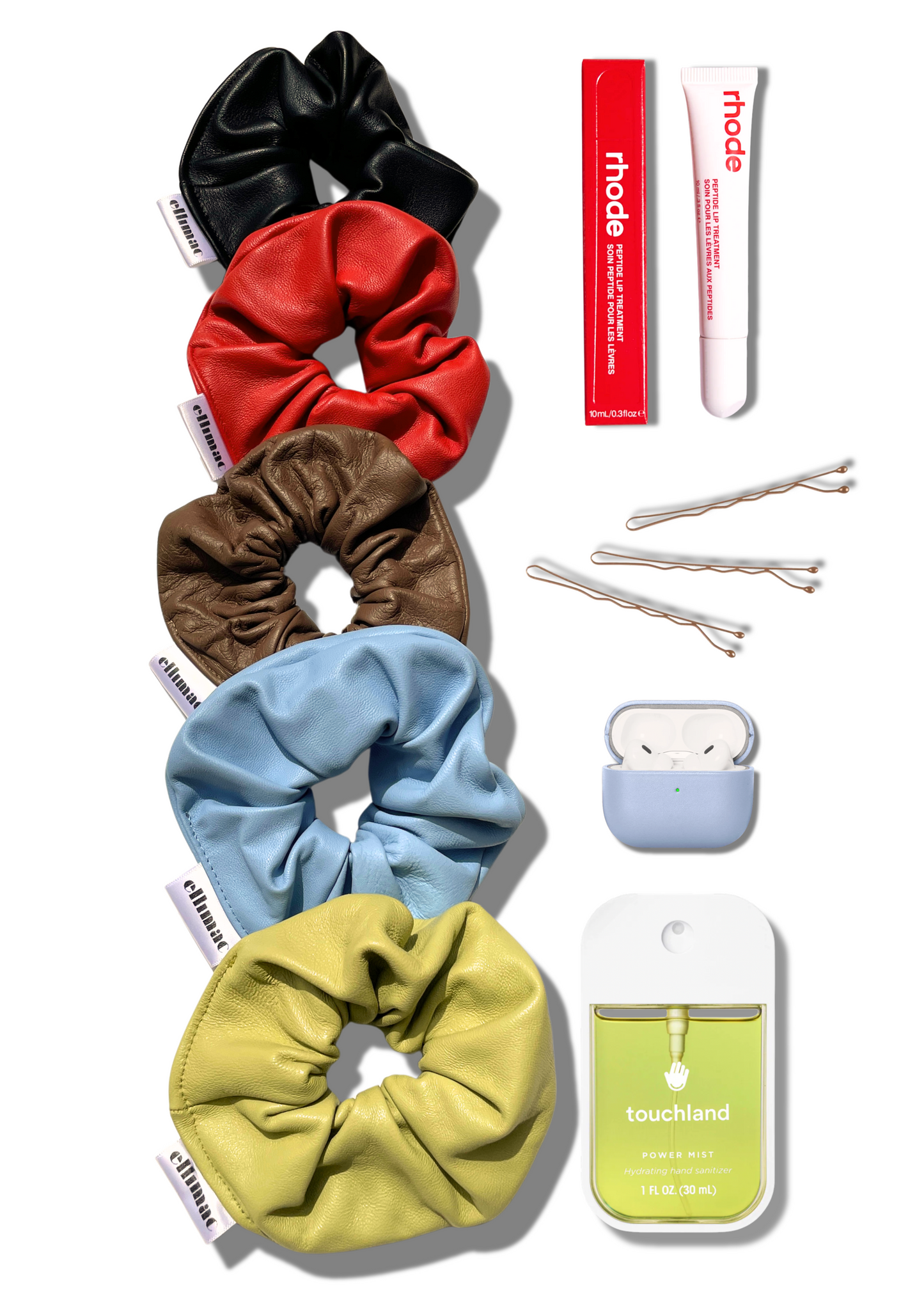 Leather Scrunchie